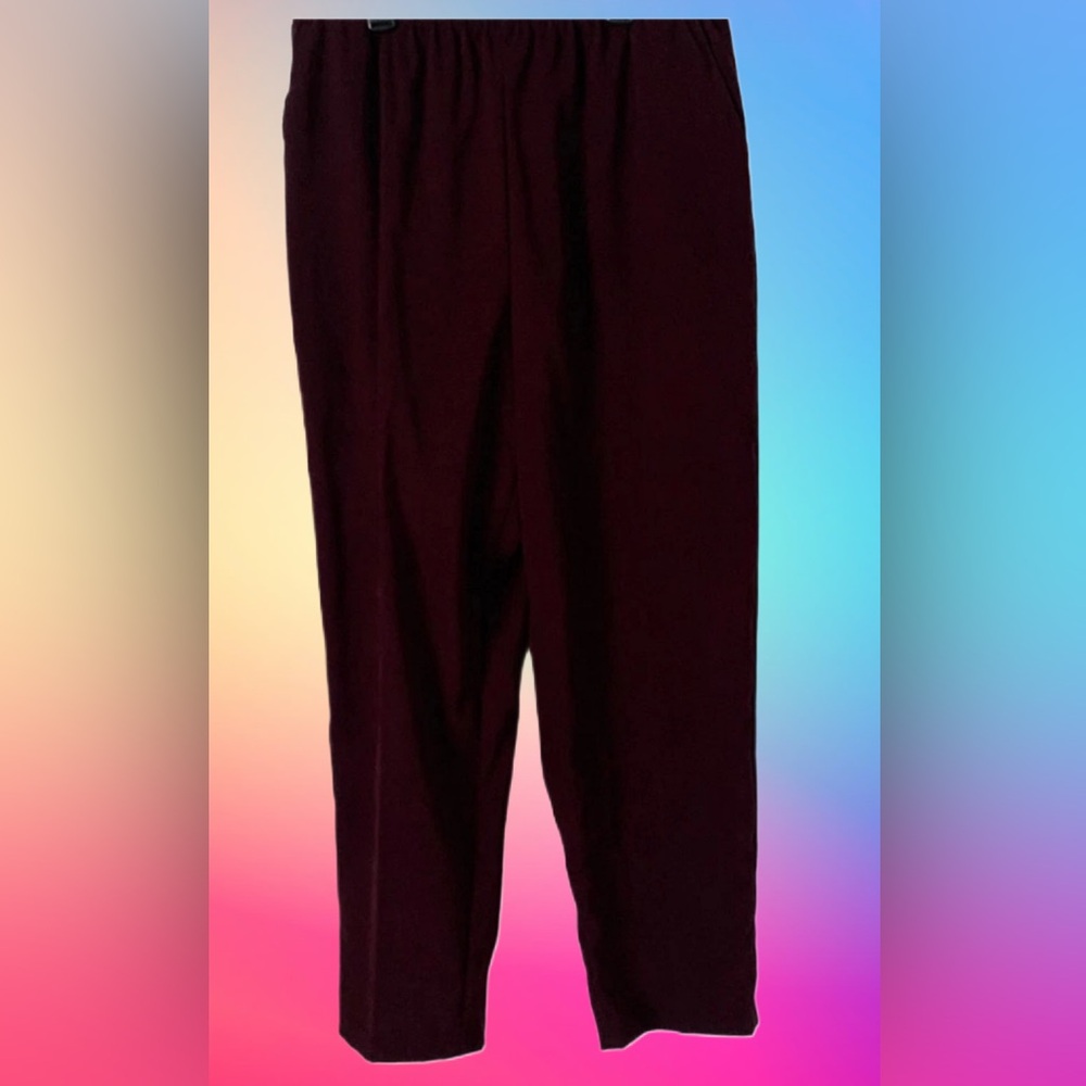 Pre Owned Women’s Jeno Neuman Pants Elastic Waist Casual Sz 14 Fashion Style